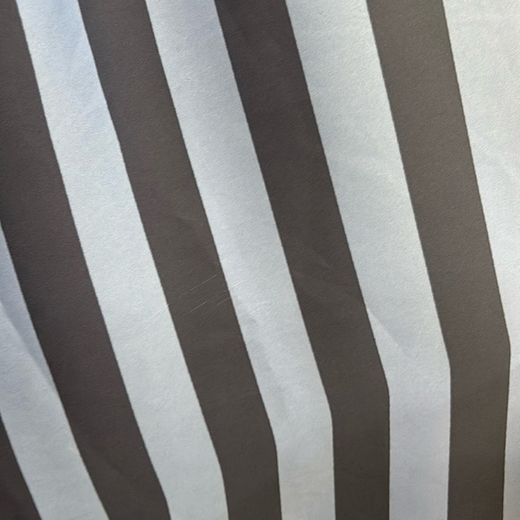 RTR sz 16 (1x) Saunders blue stripe slip v neck strappy asymmetrical skirt dress - Picture 9 of 10